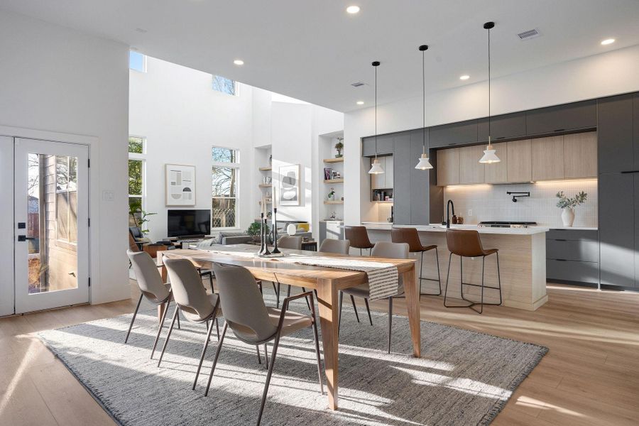 Furnished interior view inside a new home in , Houston (Image 19). Furnished interior view inside a new home in , Houston (Image 19).