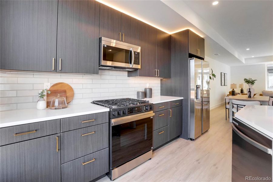Furnished interior view inside a new home in , Arvada (Image 16).