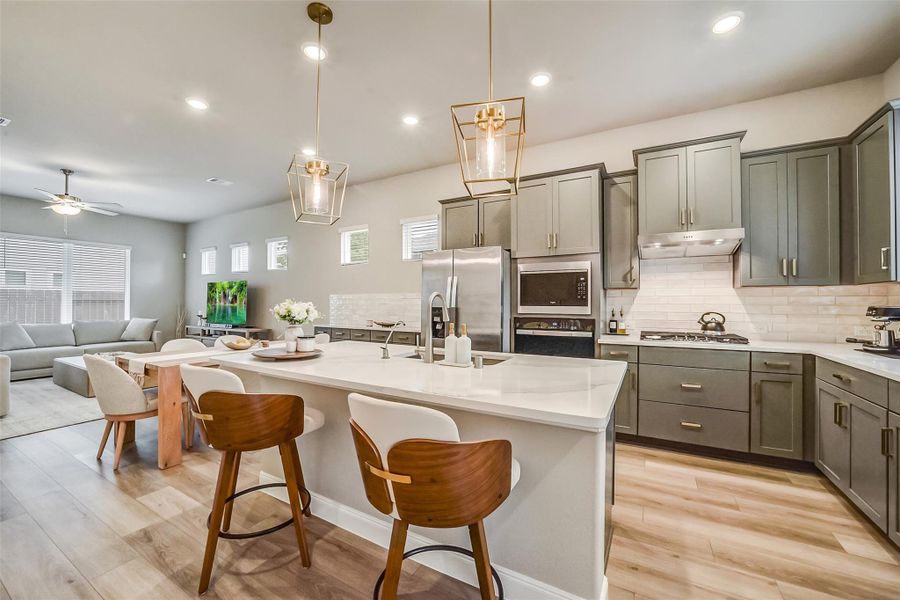 Furnished interior view inside a new home in , Houston (Image 8).