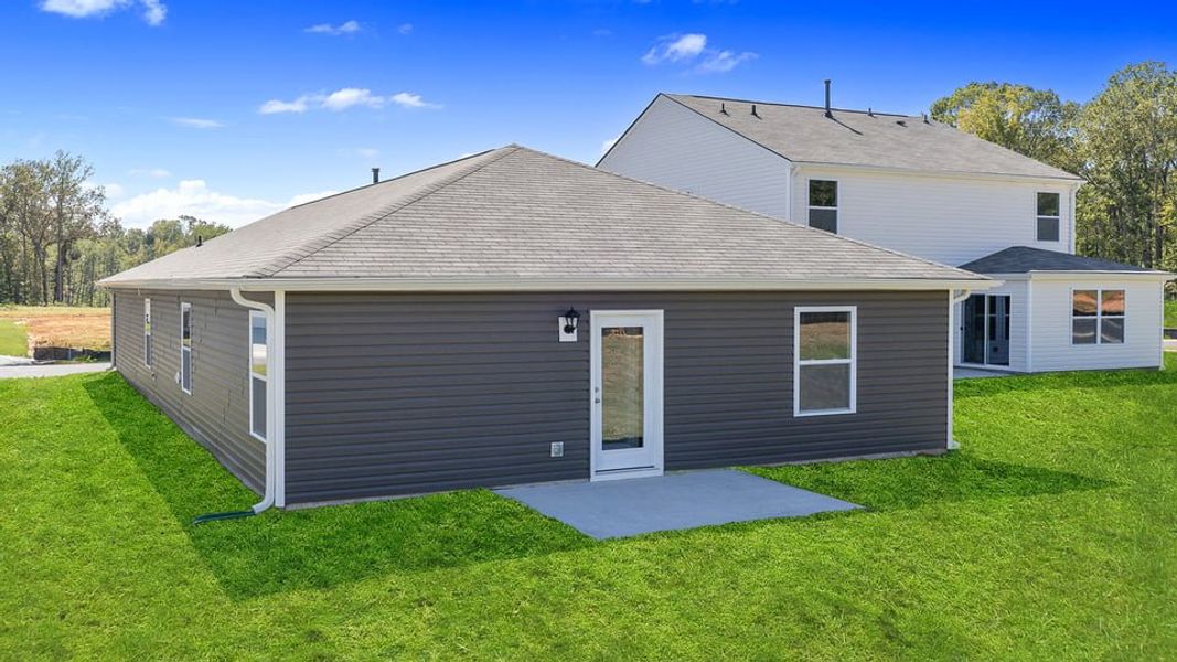 Exterior details and patio area of a home in Varner Station, Woodruff (Image 18).