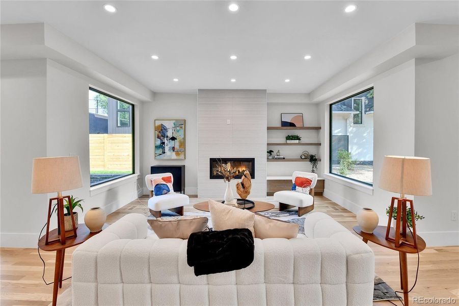 Furnished interior view inside a new home in , Boulder (Image 20).