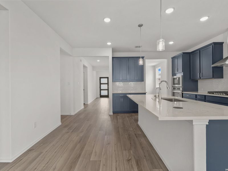 Furnished interior view inside a new home in Hickory Ridge, San Antonio (Image 12).
