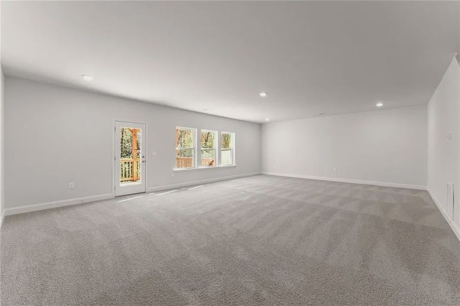 Representative unfurnished interior of a home built from the Plan 1709 by Adams Homes in Scarlett Place, Bowdon (Image 32).