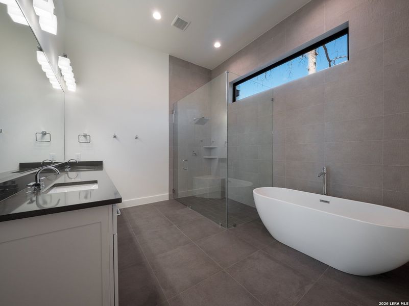 Furnished interior view inside a new home in , Bulverde (Image 31).