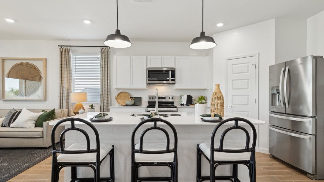 Furnished interior view inside a new home in Del Rio Ranch, Avondale (Image 9).