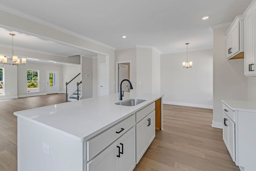Furnished interior view inside a new home in Carothers Farms, Nolensville (Image 8).