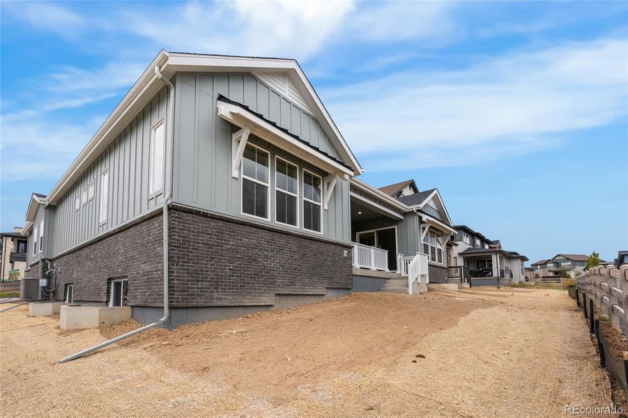 Exterior details and patio area of a home in Sterling Ranch, Littleton (Image 4). Exterior details and patio area of a home in Sterling Ranch, Littleton (Image 4).