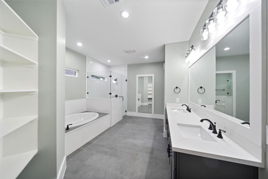 Furnished interior view inside a new home in , Houston (Image 9).