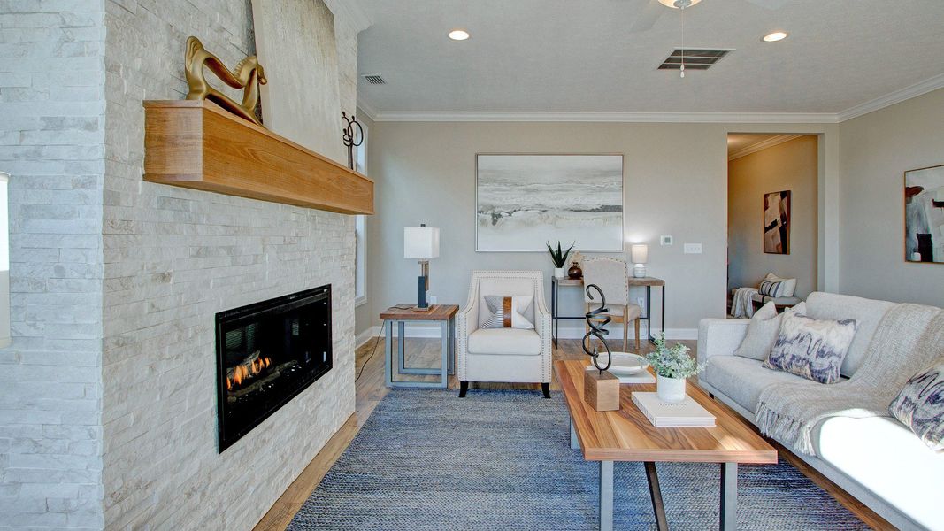 Representative furnished interior of a home built from the Capri by Epcon Communities in The Fairways at Eden, Eden (Image 9). Representative furnished interior of a home built from the Capri by Epcon Communities in The Fairways at Eden, Eden (Image 9).
