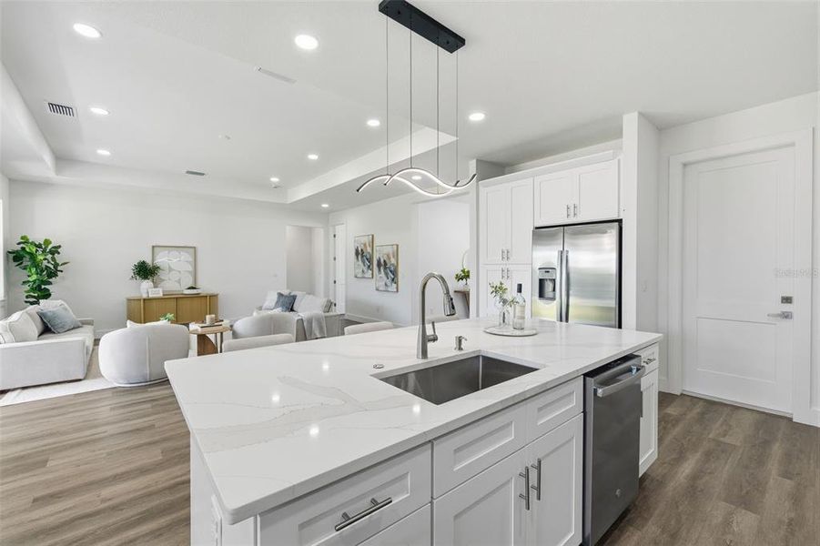 Furnished interior view inside a new home in , Brooksville (Image 10).