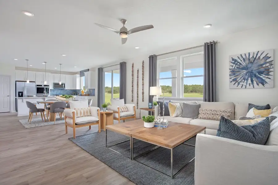 Representative furnished interior of a home built from the 2566 by KB Home in Pine Preserve, Middleburg (Image 3).
