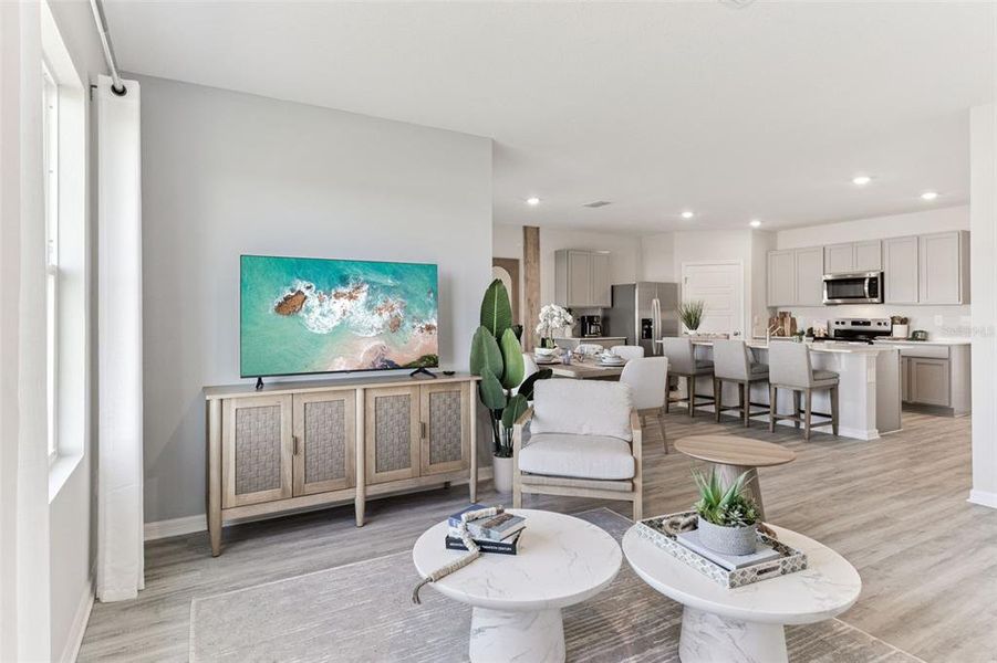 Furnished interior view inside a new home in , Haines City (Image 25).