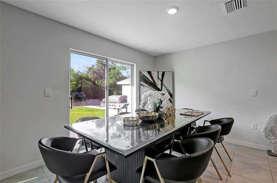 Furnished interior view inside a new home in , Tampa (Image 9). Furnished interior view inside a new home in , Tampa (Image 9).