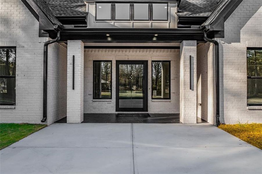 Exterior details and patio area of a home in , Monroe (Image 34).