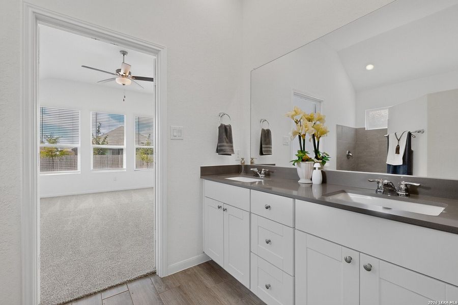 Furnished interior view inside a new home in , San Antonio (Image 15).