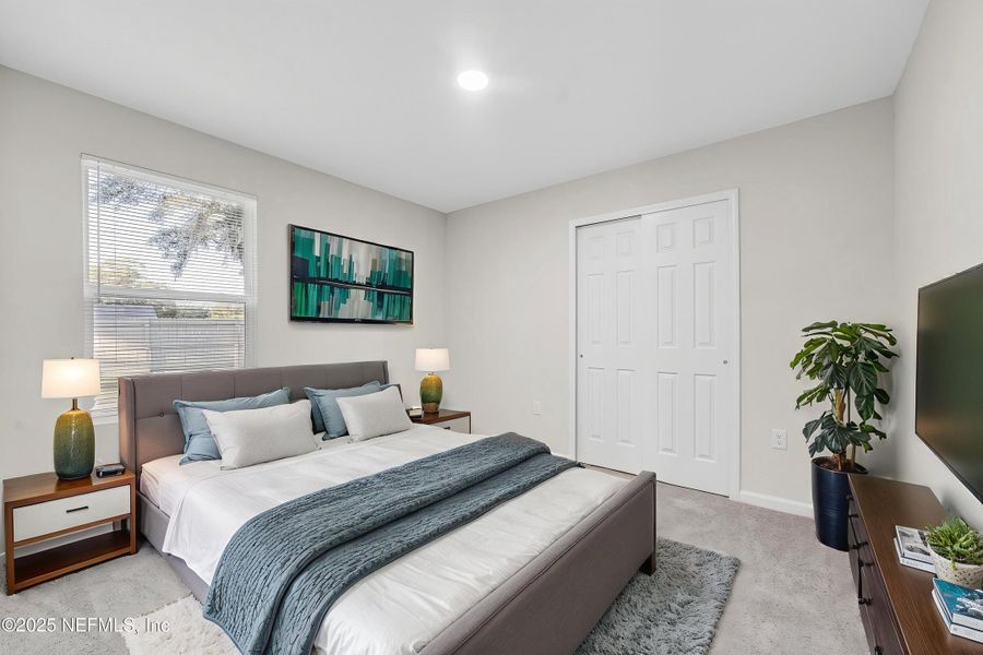 Furnished interior view inside a new home in , Jacksonville (Image 12).