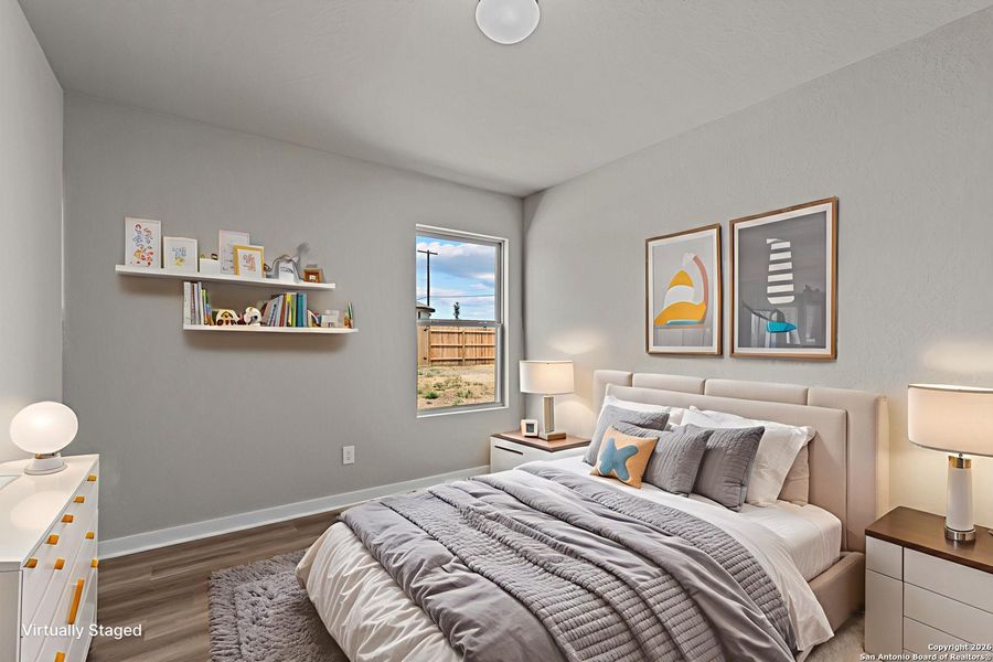 Furnished interior view inside a new home in Meadows at Clear Springs, New Braunfels (Image 9).