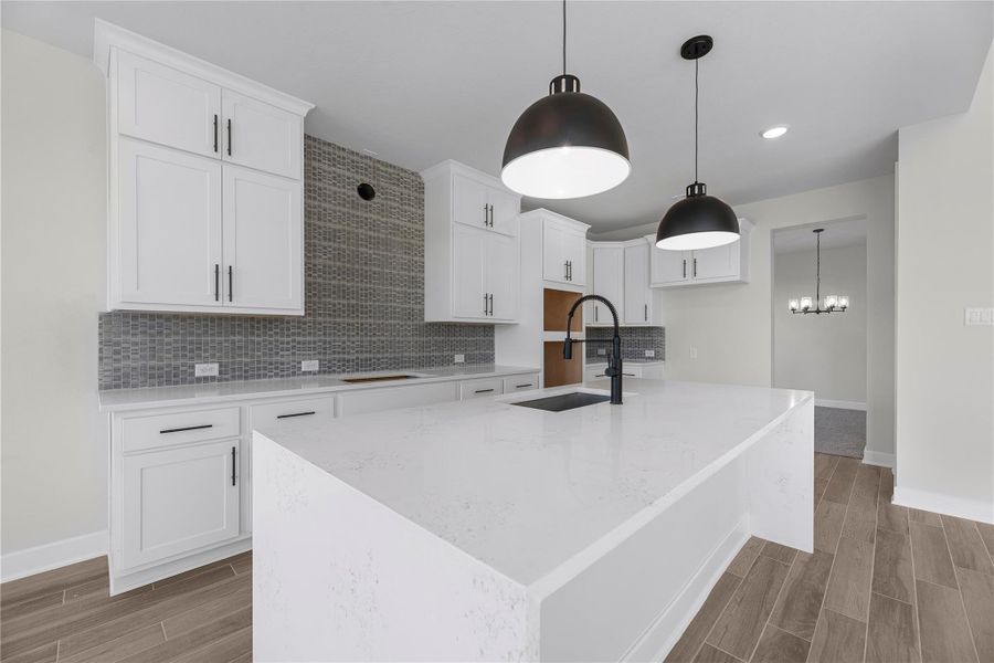 Furnished interior view inside a new home in Fulshear Lakes - 60', Fulshear (Image 5). Furnished interior view inside a new home in Fulshear Lakes - 60', Fulshear (Image 5).