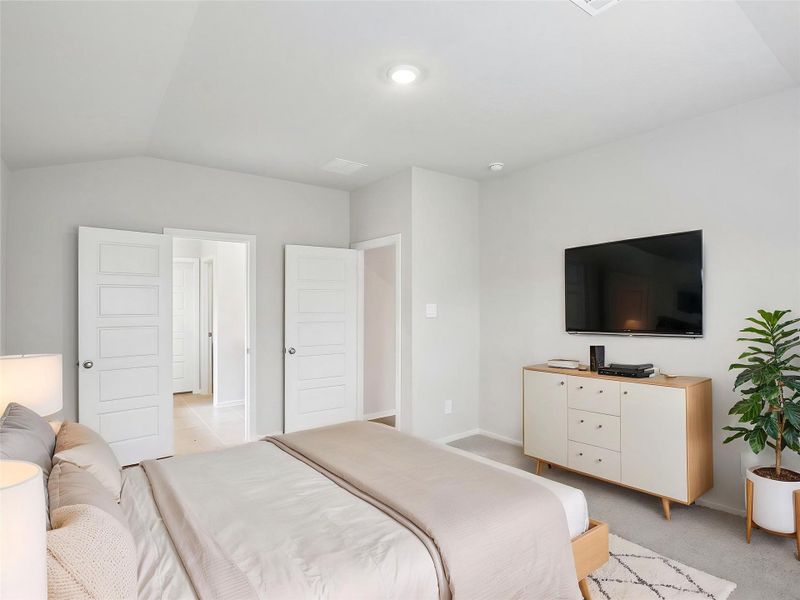 Photo is not of the actual home, but is an inspirational photo of builder’s model home and may depict options, furnishings, and/or decorator features that are not included