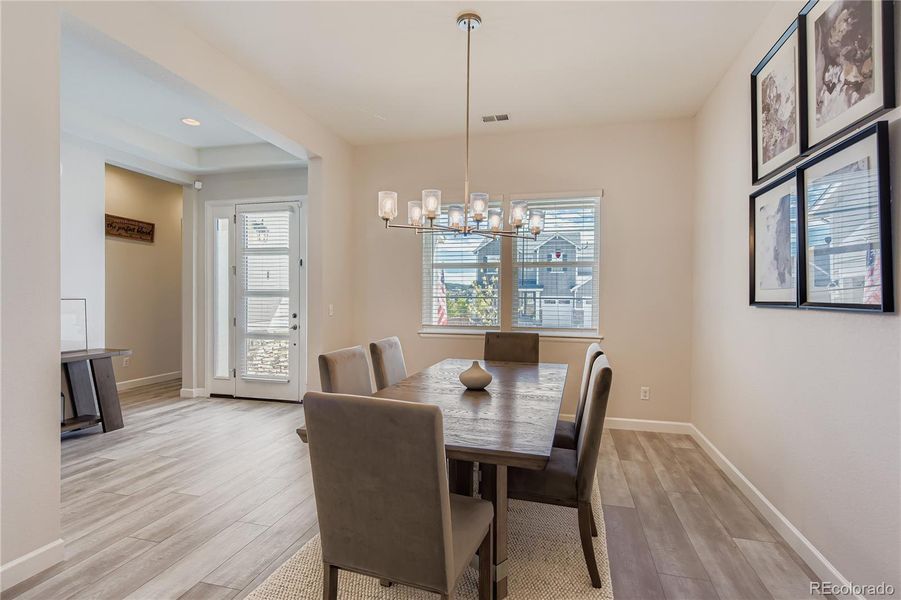 Furnished interior view inside a new home in , Castle Rock (Image 18).