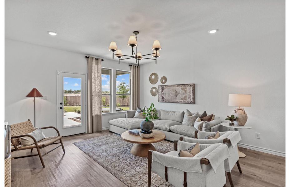 Representative furnished interior of a home built from the Emory by Pulte Homes in Nopal Valley, San Antonio (Image 8). Representative furnished interior of a home built from the Emory by Pulte Homes in Nopal Valley, San Antonio (Image 8).