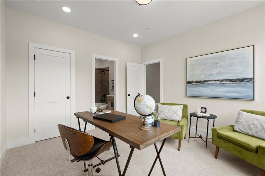 Furnished interior view inside a new home in The Gathering – Alpharetta, Alpharetta (Image 40).