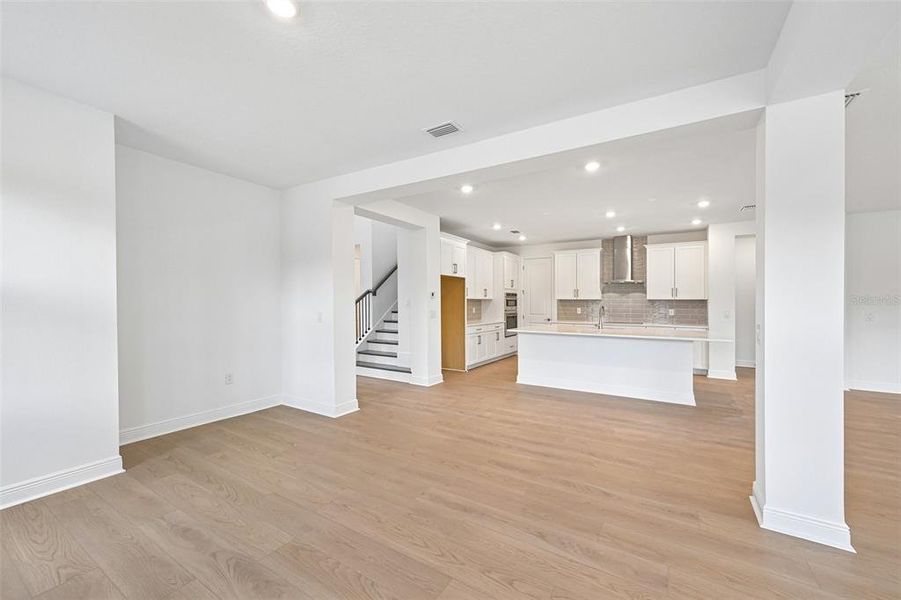 Spacious, unfurnished interior of a new home in Creeks Edge at Twin Rivers, Parrish (Image 36).