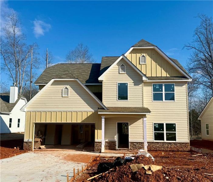 In-progress construction of a new home in , Villa Rica, GA (Image 38).