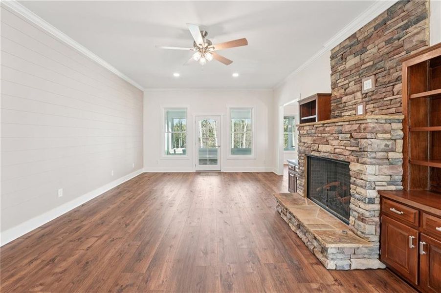 Spacious, unfurnished interior of a new home in , Canton (Image 55).