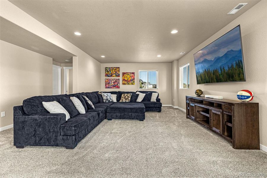 Furnished interior view inside a new home in , Colorado Springs (Image 28). Furnished interior view inside a new home in , Colorado Springs (Image 28).