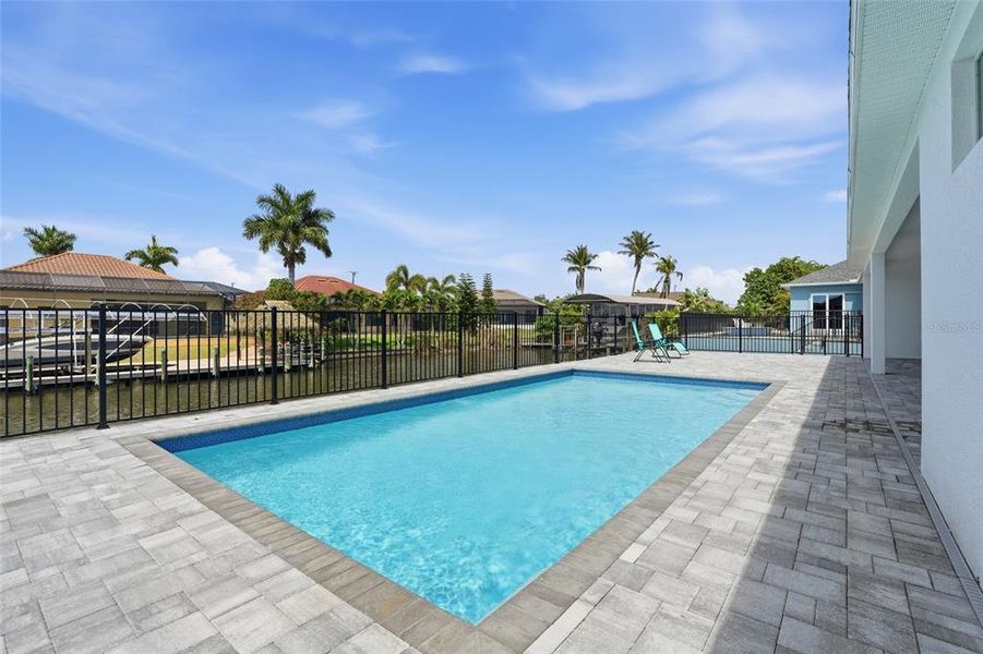 Exterior details and patio area of a home in , Cape Coral (Image 34).