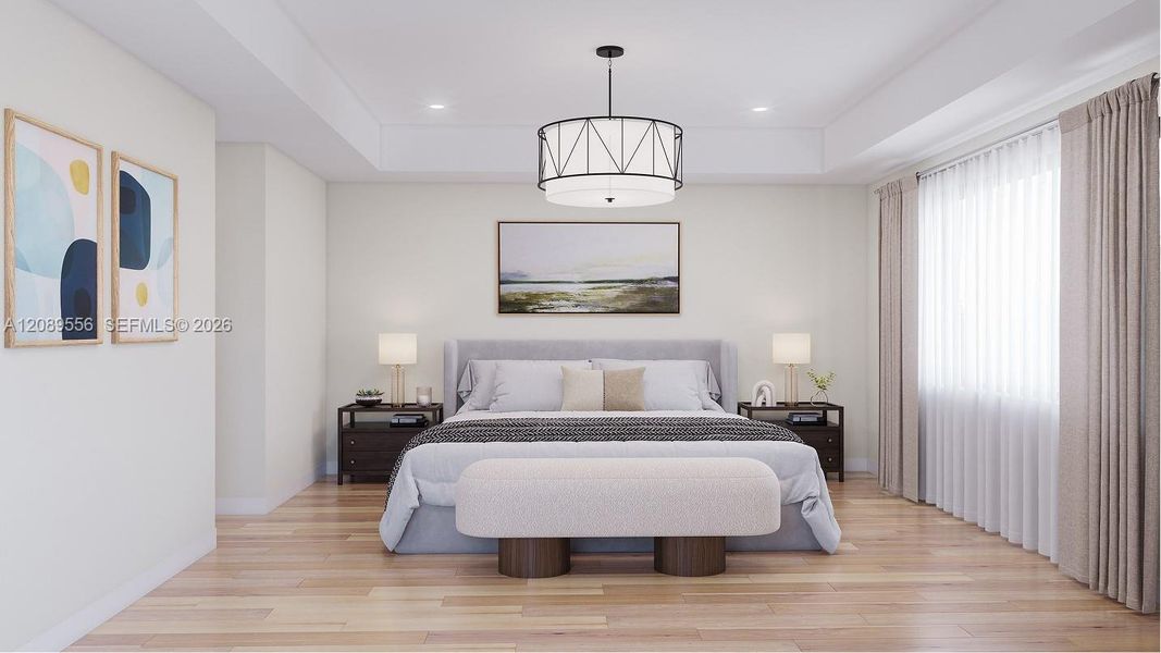 Furnished interior view inside a new home in Parkland Royale, Parkland (Image 8).