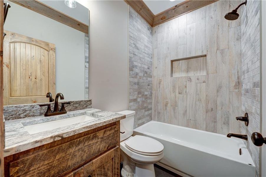 Furnished interior view inside a new home in , Ellijay (Image 3).