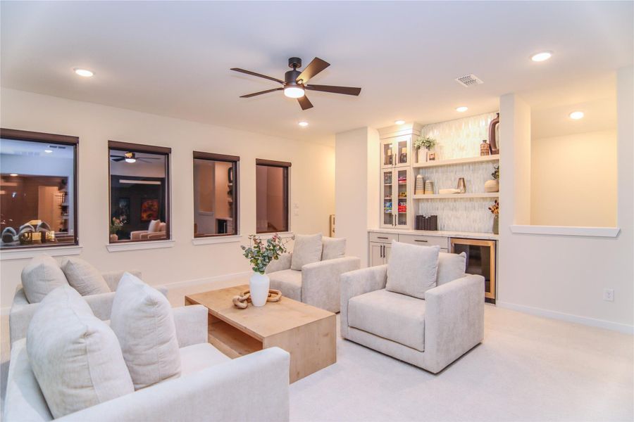 Furnished interior view inside a new home in , Cypress (Image 12). Furnished interior view inside a new home in , Cypress (Image 12).