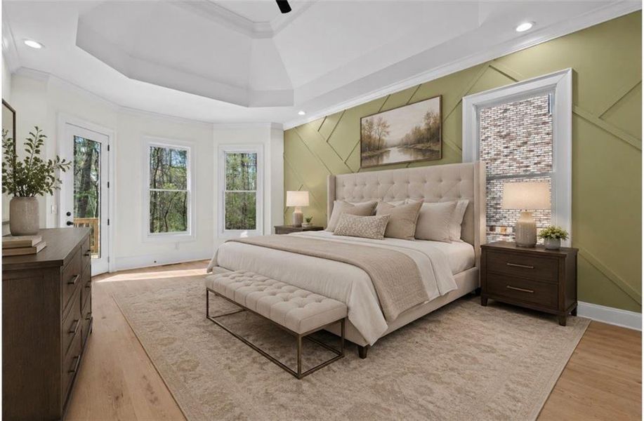 Furnished interior view inside a new home in Brookmont, Douglasville (Image 9).