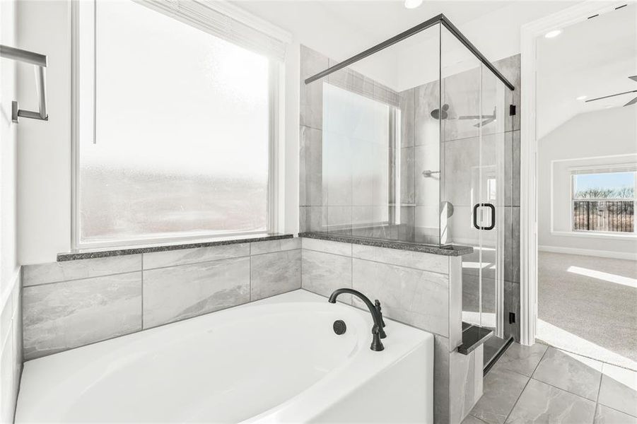 Furnished interior view inside a new home in Creekview Meadows, Pilot Point (Image 8).