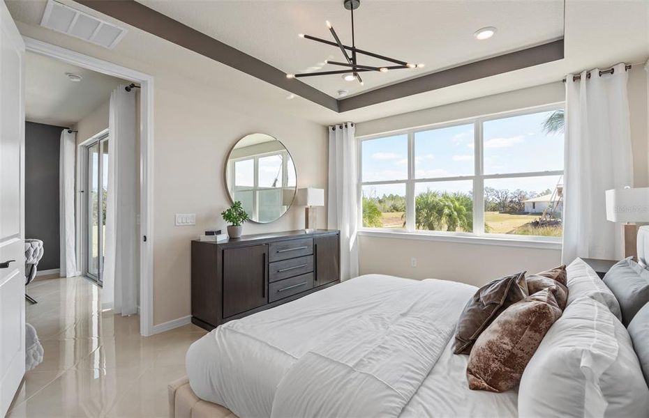 Furnished interior view inside a new home in Del Webb Sunbridge, St. Cloud (Image 18).