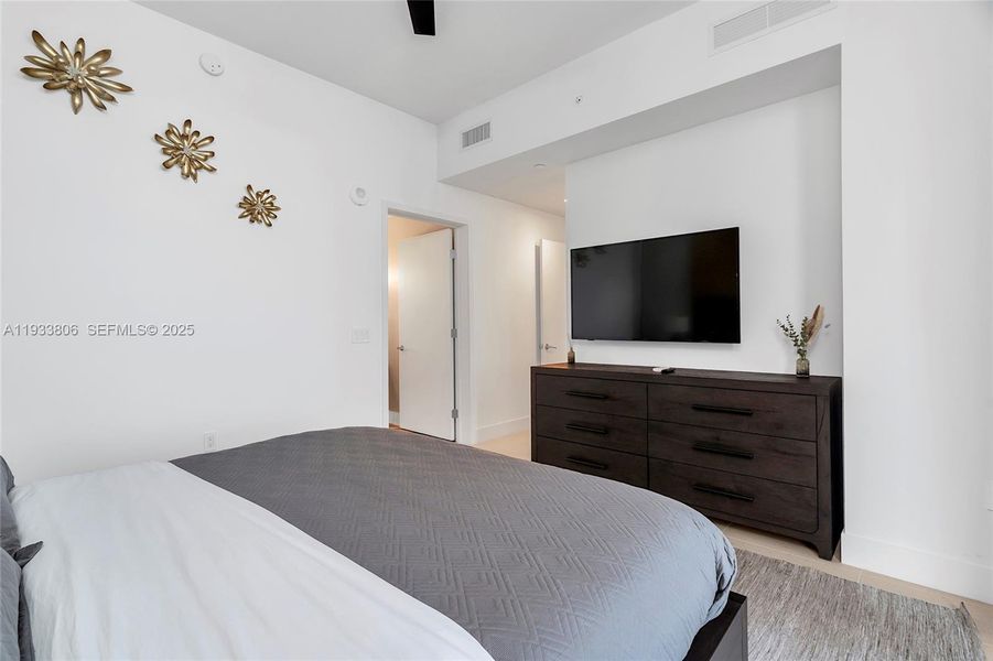 Furnished interior view inside a new home in , Miami (Image 33).