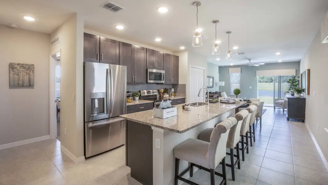 Representative furnished interior of a home built from the Victoria by Maronda Homes in Crosswinds, Haines City (Image 4).
