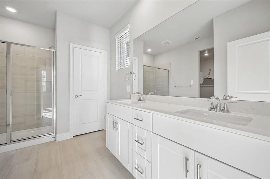 Furnished interior view inside a new home in Lakehaven - Premier Series, Farmersville (Image 8).