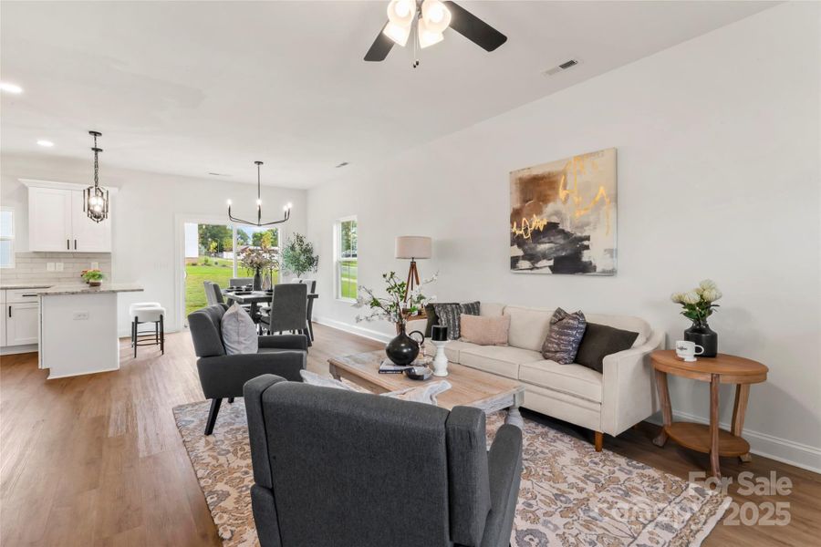 Furnished interior view inside a new home in , Kannapolis (Image 11).