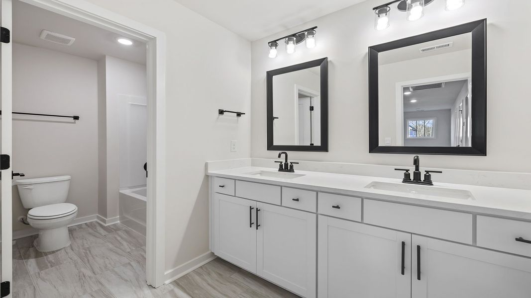 Furnished interior view inside a new home in Whitehawk Meadows, Travelers Rest (Image 14).