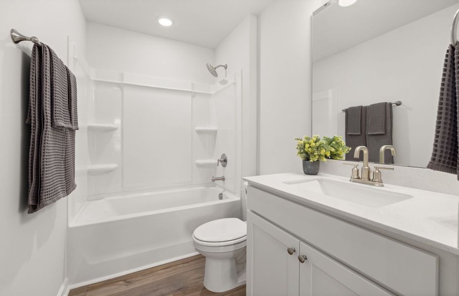 Furnished interior view inside a new home in Carpenter Falls, Durham (Image 19).