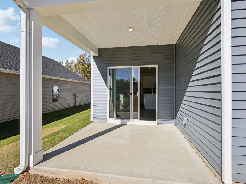 Exterior details and patio area of a home in Oxford Station, Salisbury (Image 2). Exterior details and patio area of a home in Oxford Station, Salisbury (Image 2).