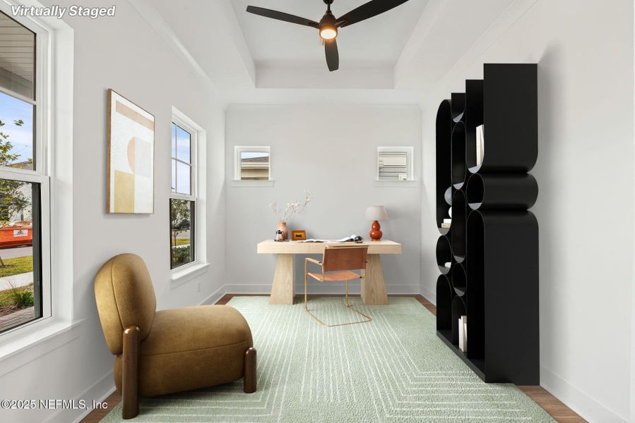 Furnished interior view inside a new home in Seven Pines 50' Rear Entry, Jacksonville (Image 5).