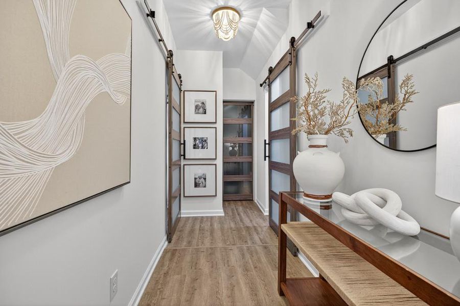 Furnished interior view inside a new home in , Flowery Branch (Image 6). Furnished interior view inside a new home in , Flowery Branch (Image 6).