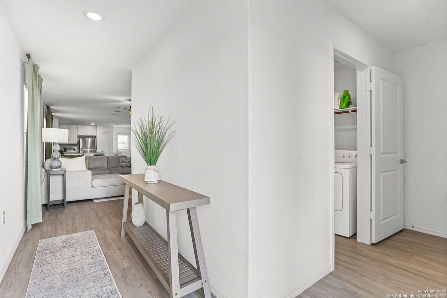 Furnished interior view inside a new home in , San Antonio (Image 9). Furnished interior view inside a new home in , San Antonio (Image 9).