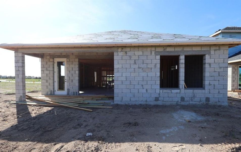 In-progress construction of a new home in North River Ranch – Garden Series, Parrish, FL (Image 9). In-progress construction of a new home in North River Ranch – Garden Series, Parrish, FL (Image 9).