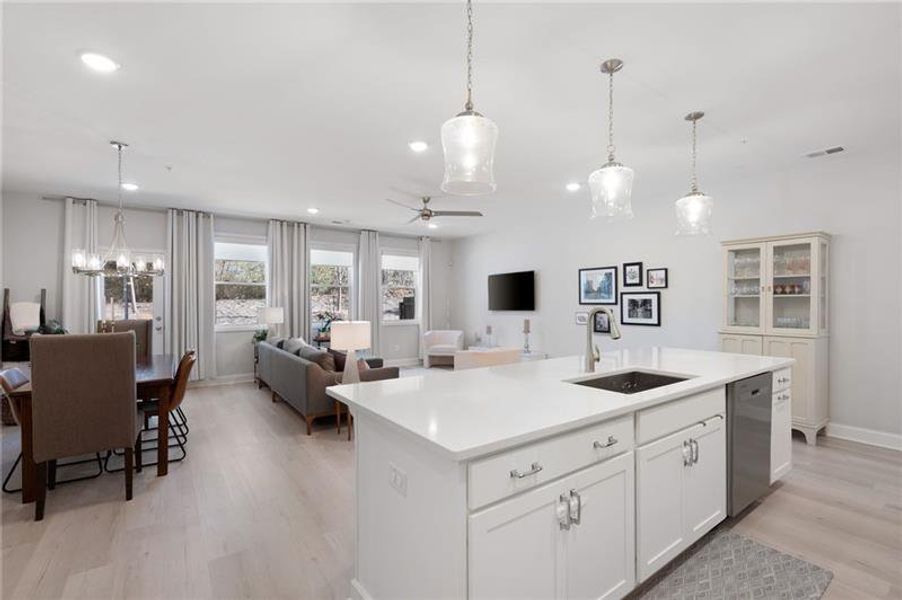 Furnished interior view inside a new home in , Smyrna (Image 12).