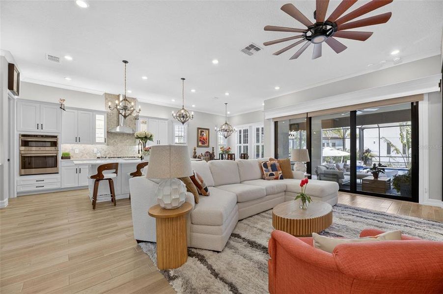 Furnished interior view inside a new home in SouthShore Yacht Club, Ruskin (Image 53).